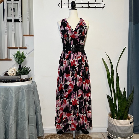 MARC JACOBS Geo-Spot Silk Georgette Midi Dress, 4 - Picture 2 of 12